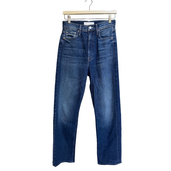 MOTHER Denim - Mother Superior High Waisted Study Hover Jeans Treating Myself Blue Size 25